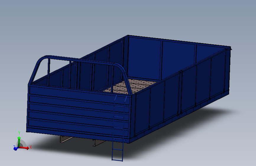 下沉式卡车车身