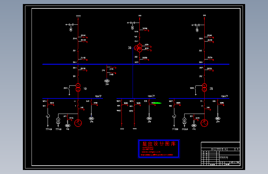 电站主接线图.dwg