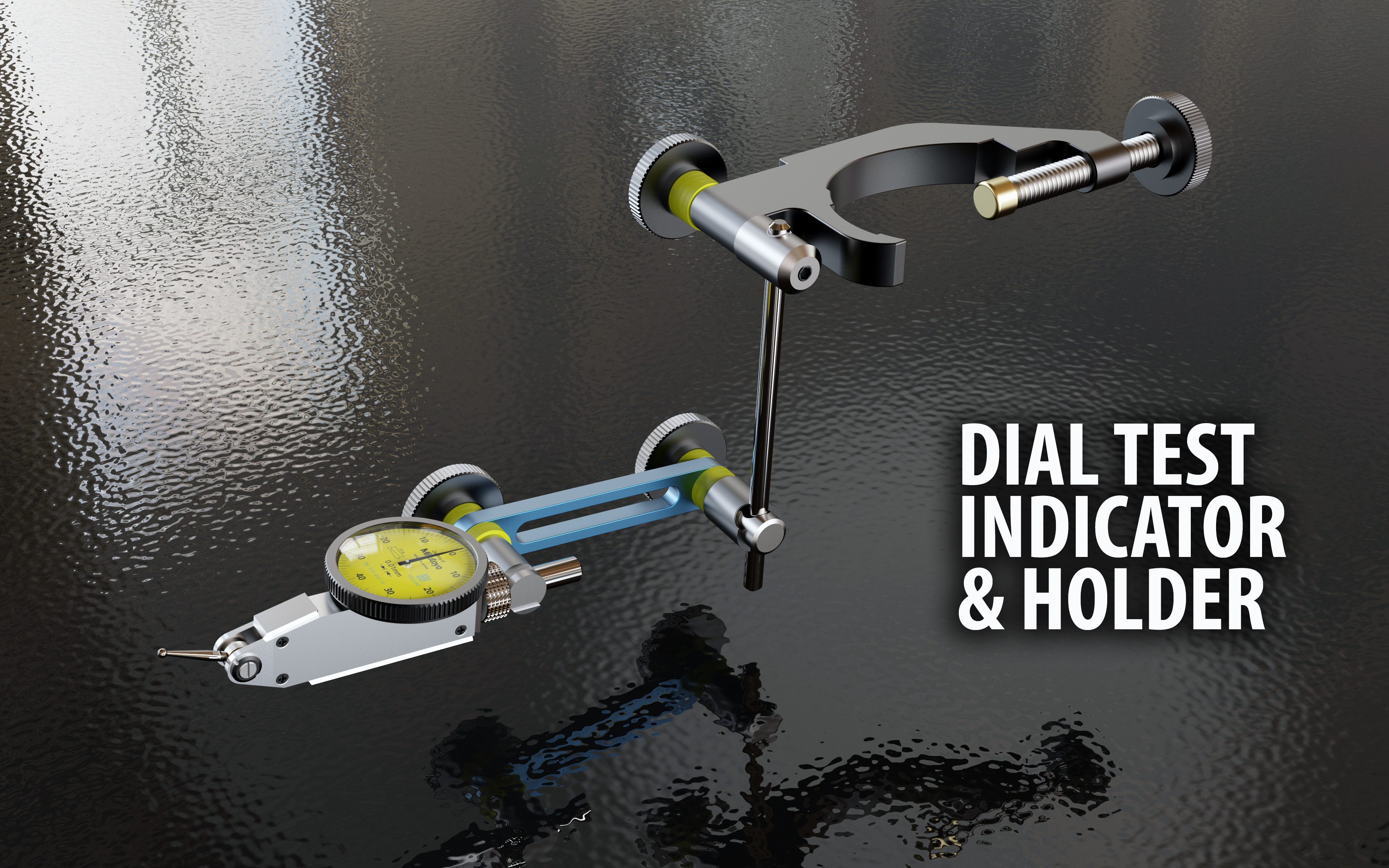 表盘测试指示器和支架