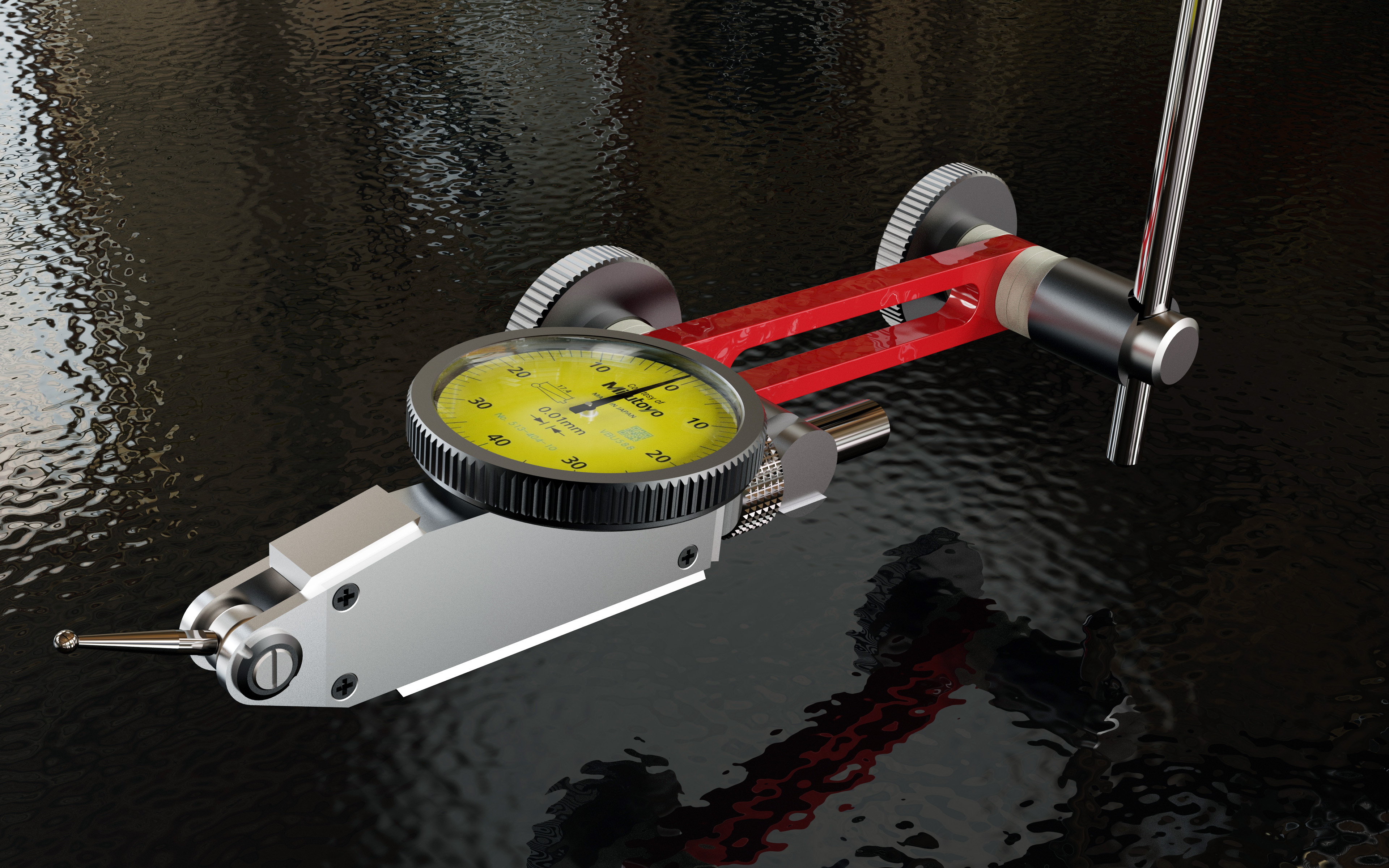 表盘测试指示器和支架