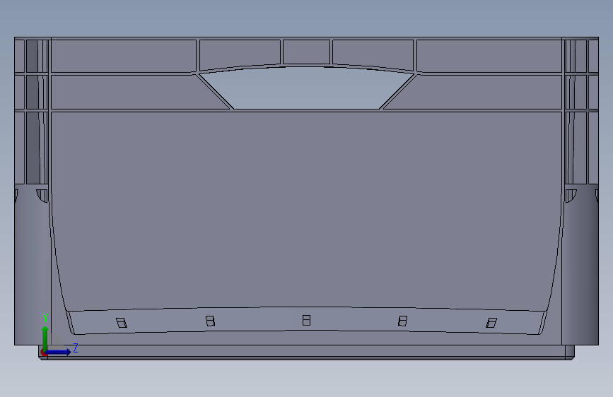 60x40x22cm 塑料盒_SOLIDWORKS 2022_模型图纸下载 – 懒石网