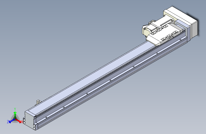 ZAH5-500-BL-100W-C4 ZAH5系列轨道内嵌式螺杆直线模组滑台 最大负载30kg