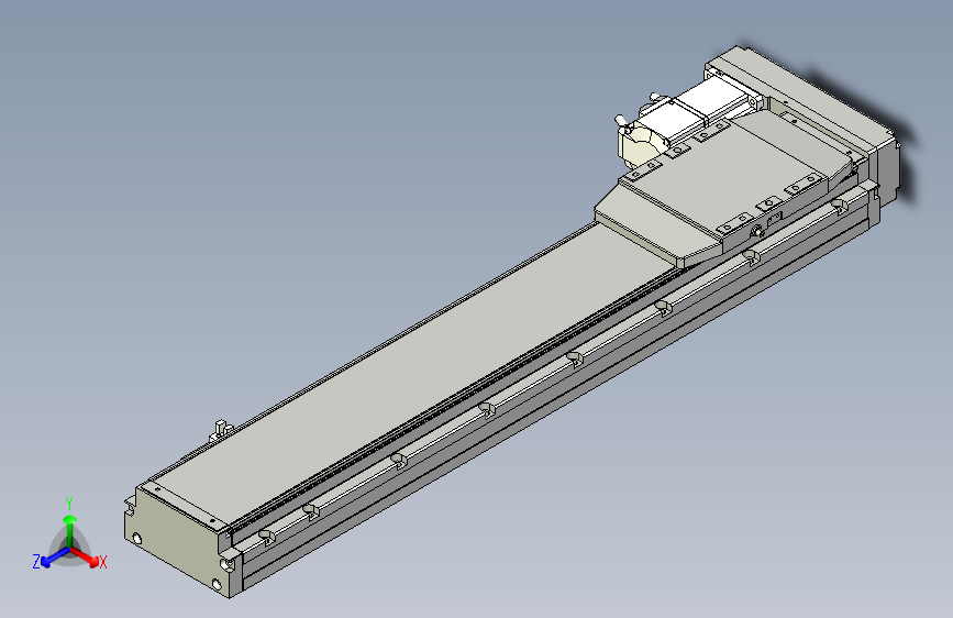 ZAH12-500-BL-400W-C4 ZAH12系列轨道内嵌式螺杆直线模组滑台 最大负载110kg