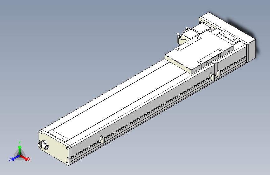 ZCH14-500-BL-400W-C4 ZCH14螺杆驱动全封闭直线模组 本体宽135mm
