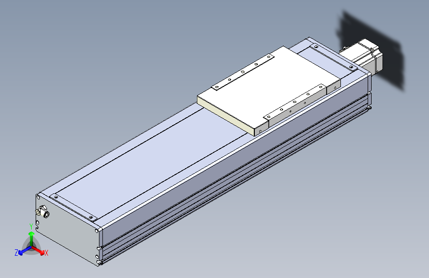 ZCH22-500-BC-750W-C4 ZCH22螺杆驱动全封闭直线模组 本体宽220mm