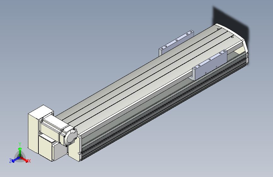 ZTB17-LU-500-400W伺服电机ZTB17同步带直线模组 400W伺服电机 本体宽170mm