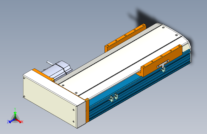 ZTH22-300-BR-M75 ZTH22螺杆驱动直线模组 本体宽220mm
