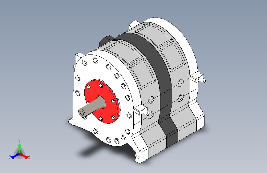汪克尔发动机总装配图