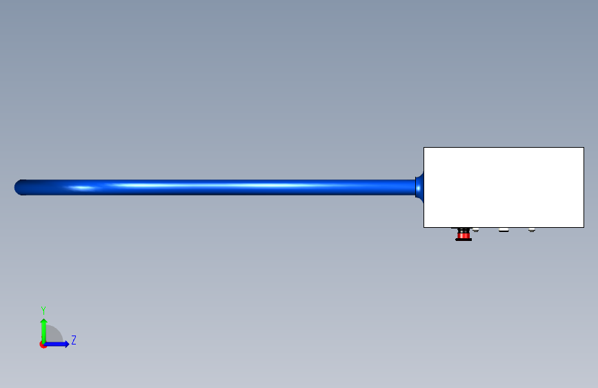 电箱 300×200×400mm 左侧视图