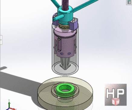 Internal puller内部拉拔器3D数模图纸 Solidworks设计