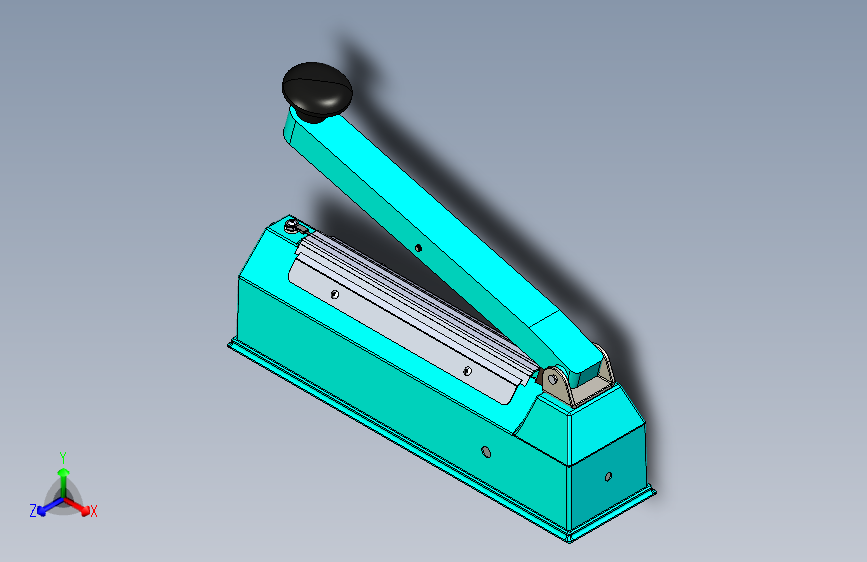 Heat Sealer热封器封口机3D数模图纸 STEP格式