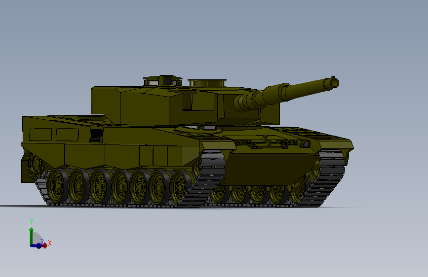 豹2A4坦克