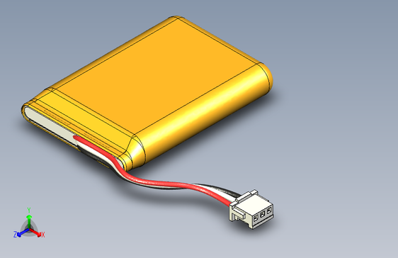 3.7v 锂离子 500mah 电池