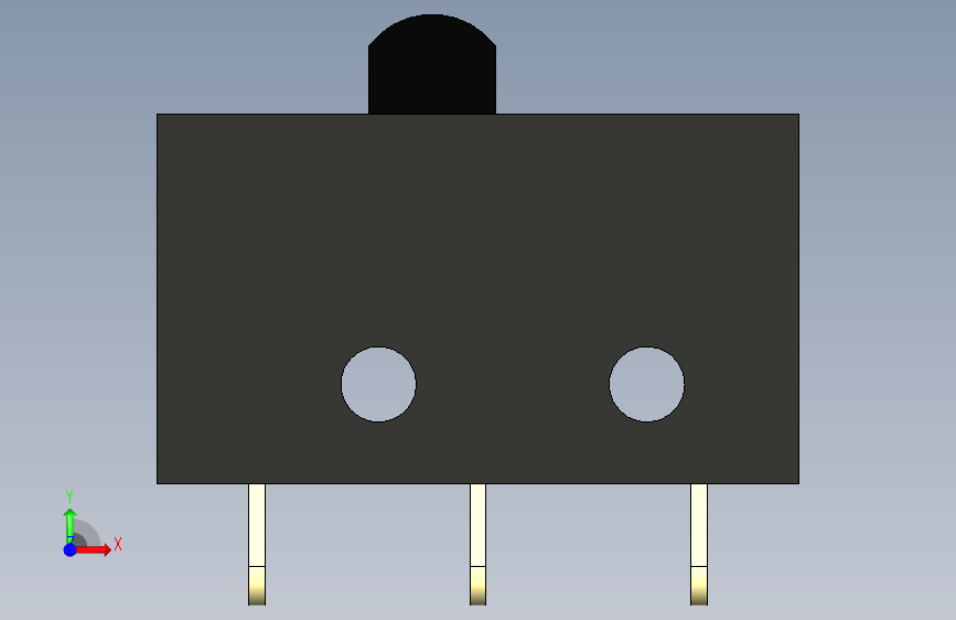 微动开关 ПМ22-2В_Inventor ipt_模型图纸下载 – 懒石网