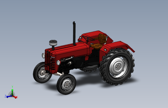 拖拉机模型设计