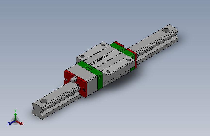 上银直线导轨线性滑轨QHW-CB╱QHW-HB[QHW25CBE1R300EZ0CI＋E2╱RC]_SOLIDWORKS 2018_模型图纸 ...