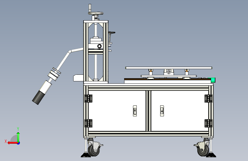 通用丝印工作车 Parasolid 模型图纸下载 懒石网