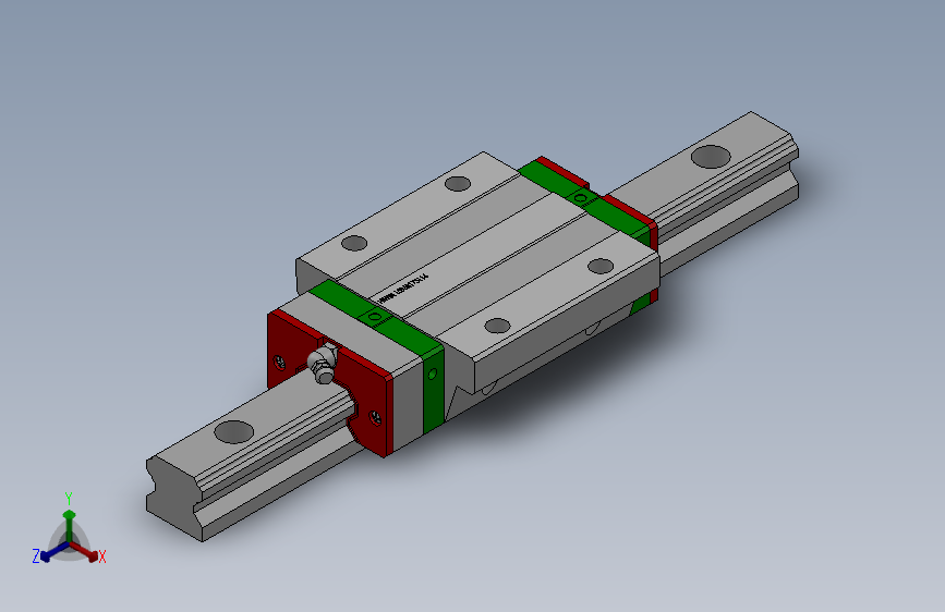 上银直线导轨线性滑轨HGW-CB╱HGW-HB[HGW45HBE1R300EZ0CI＋E2╱RC]_SOLIDWORKS 2018_模型图纸 ...