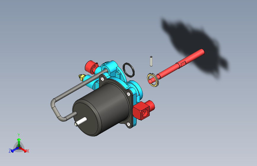 离合器总泵 151 X 70 主视图