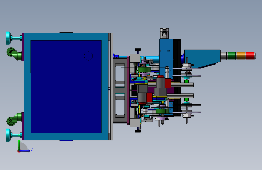 电子产品包装机_SOLIDWORKS 2014_模型图纸下载 – 懒石网