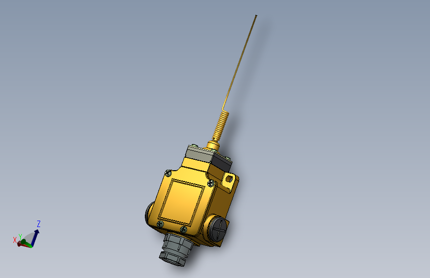 电气连杆位置传感器3D数模图纸 Solidworks设计