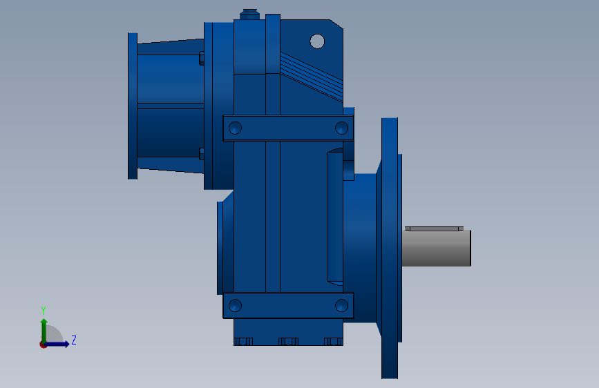 FF57ZP联接法兰斜齿轮减速机[FF57-5.18-M1-P63]_9478_SOLIDWORKS 2020_模型图纸下载 – 懒石网