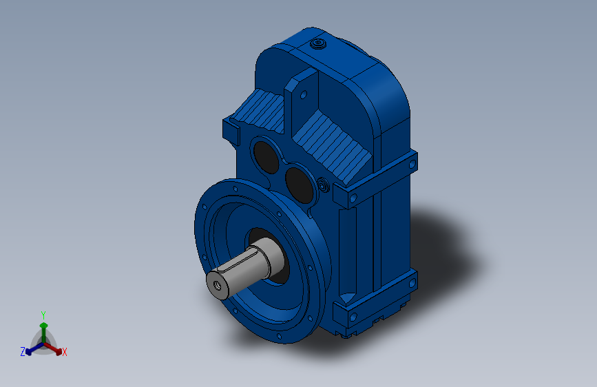 FF157ZP联接法兰斜齿轮减速机[FF157-11.92-M1-P132]_3675