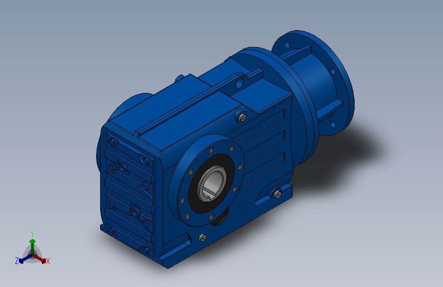 KA47ZP联接法兰斜齿轮减速机[KA47-5.81-M1-A-P63]_1559