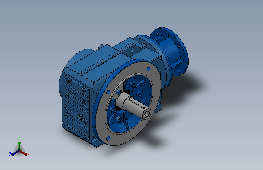 KF57ZP联接法兰斜齿轮减速机[KF57-6.57-M1-A-P63]_7278