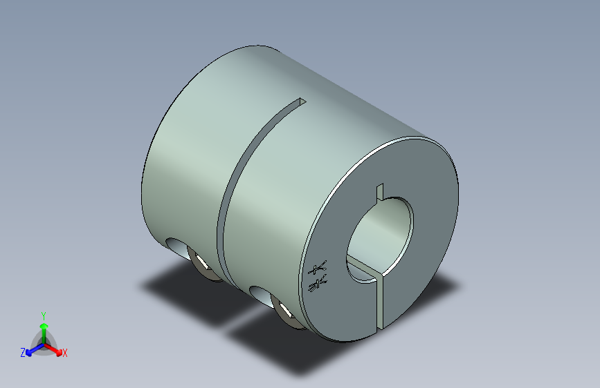 ZS-GXC-20X20铝合金刚性联轴器