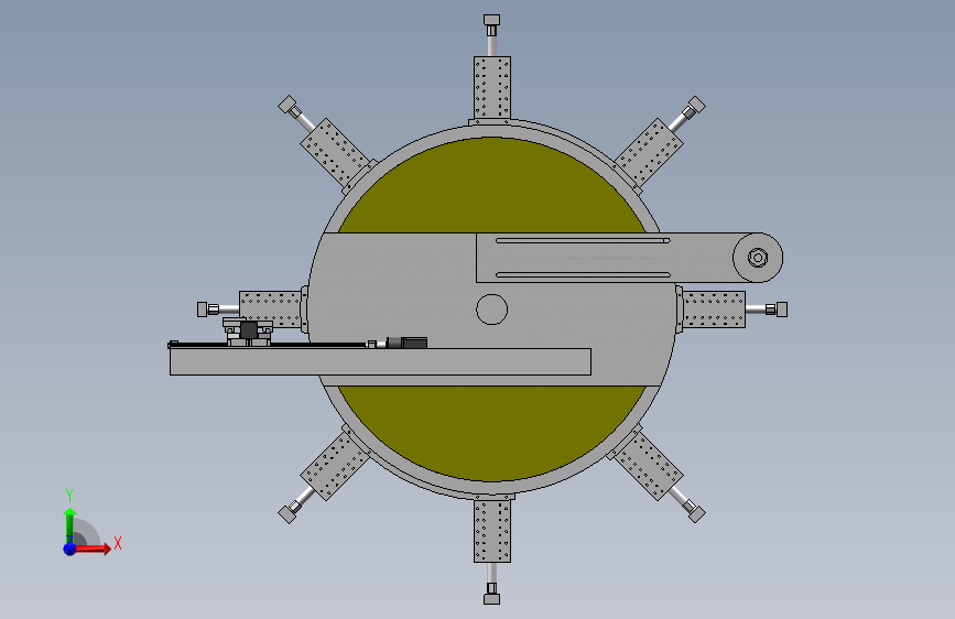 内支撑旋风车床