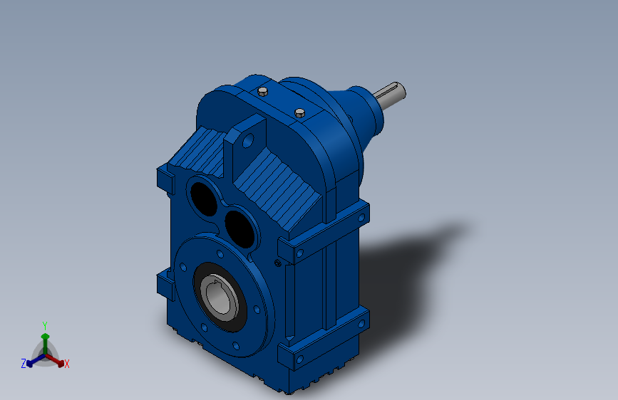 FAS37轴输入平行轴斜齿轮减速机[FA37S37-4.26-M1]_1083