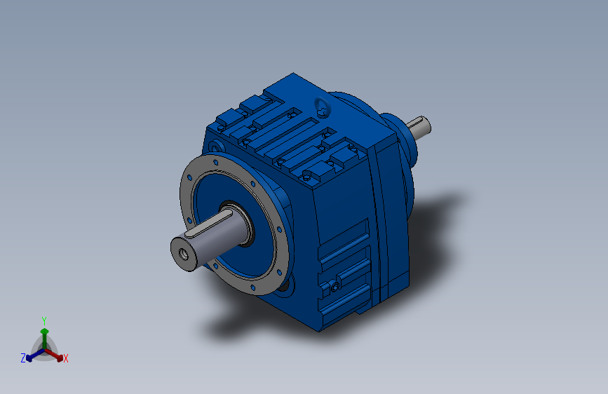 RFS147法兰轴伸式斜齿轮减速机[RFS147-11.99-M1-Φ450]_678