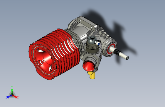 遥控汽车发动机