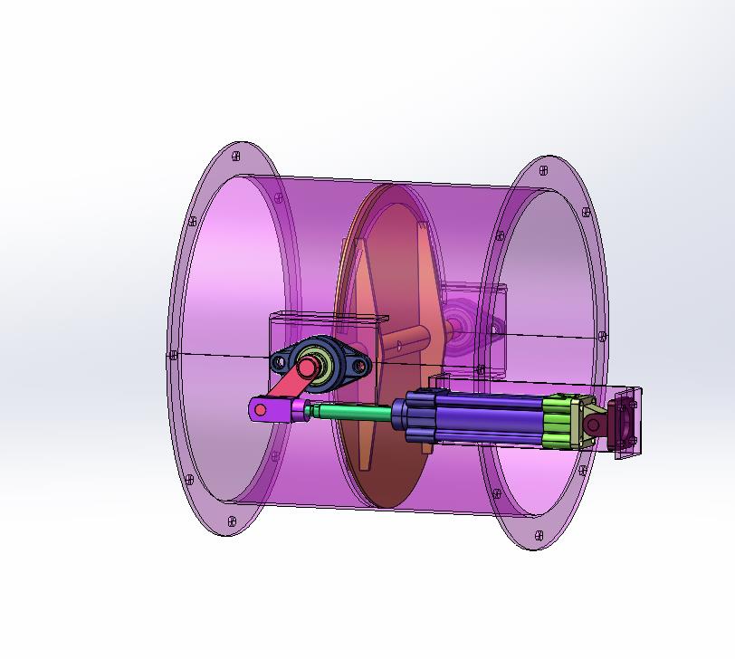 气动不锈钢调节圆形挡板风阀风门