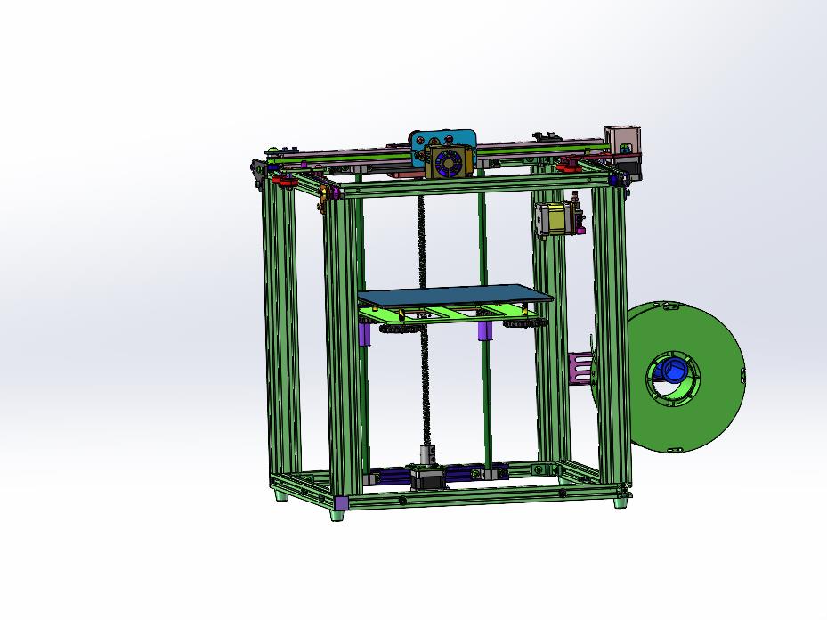 FDM调平diy桌面级快速成型3D打印机
