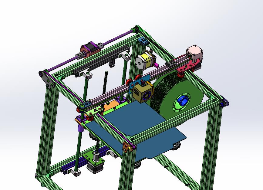 FDM调平diy桌面级快速成型3D打印机