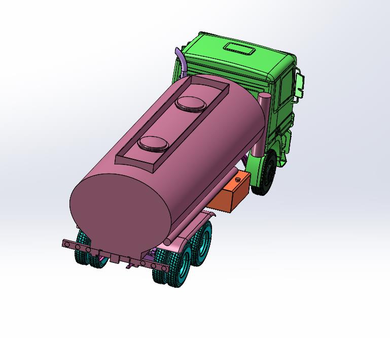 奔驰重卡柴汽油介质油罐危险品车