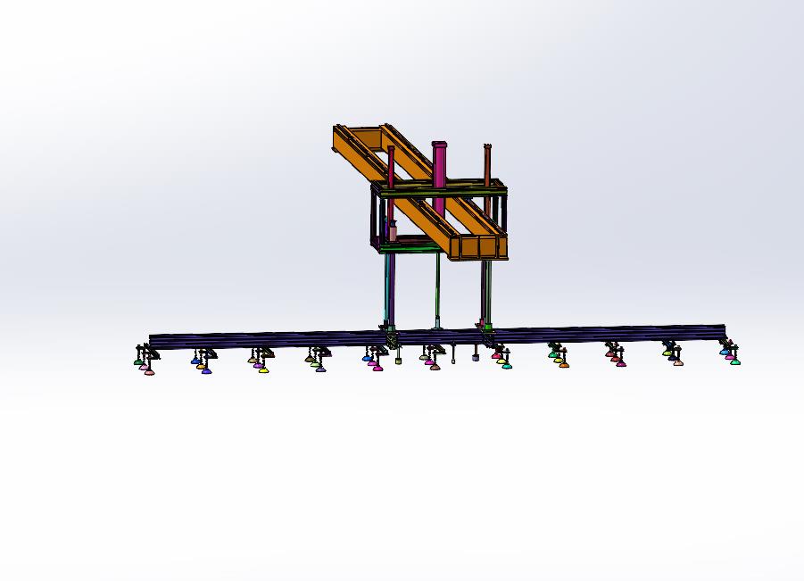 超大型吸盘搬运机械龙门抓手