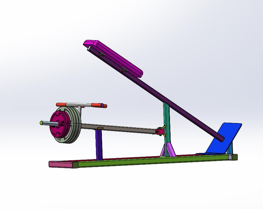 带配置的综合训练器组合健身器械