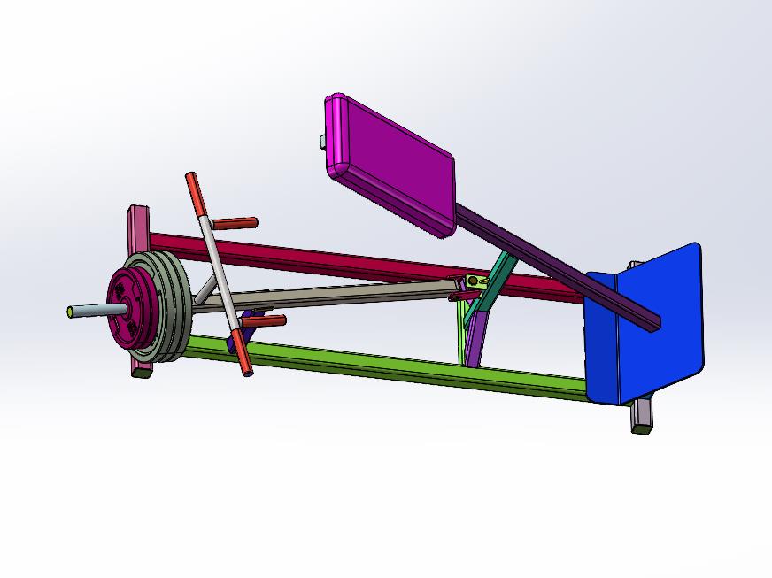 带配置的综合训练器组合健身器械