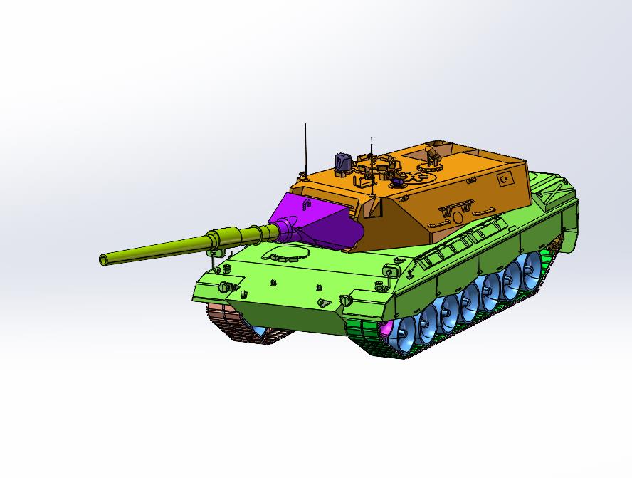 德国豹1A6主战坦克