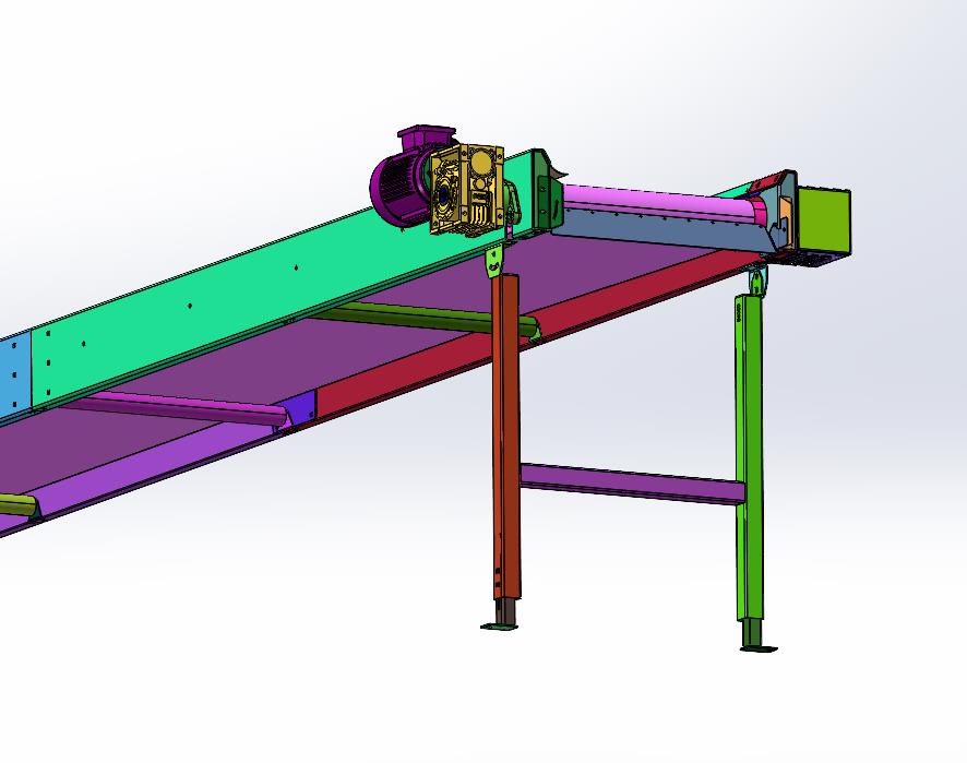 电动滚筒输送皮带自动化装配线