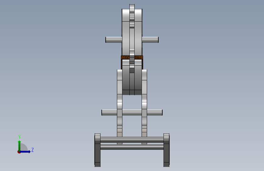 Rocking Horse Wooden Toy木制木马玩具3D数模图纸 Solidworks设计 附STEP 左侧视图