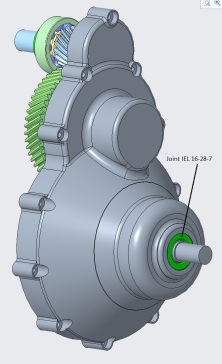 transmission电动汽车变速器3D数模图纸 IGS STEP格式