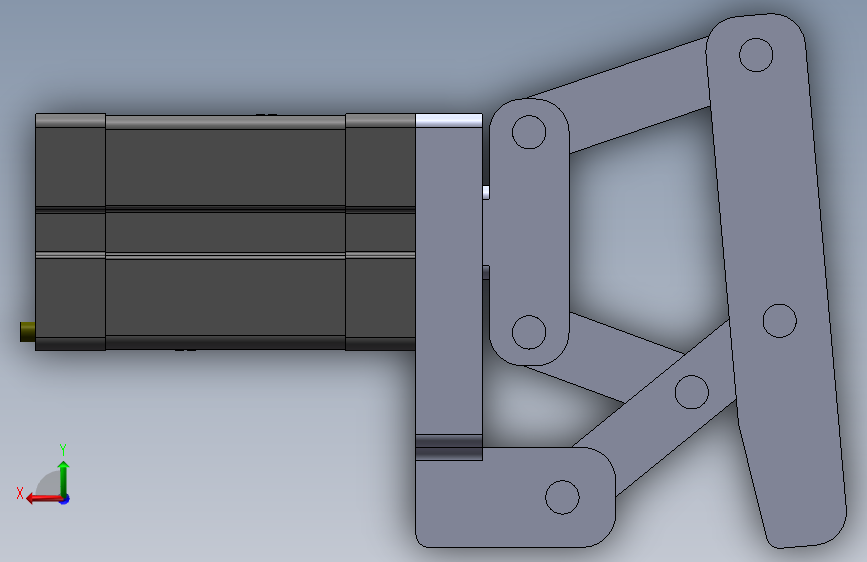 多连杆压紧_SOLIDWORKS 2018_模型图纸免费下载 – 懒石网