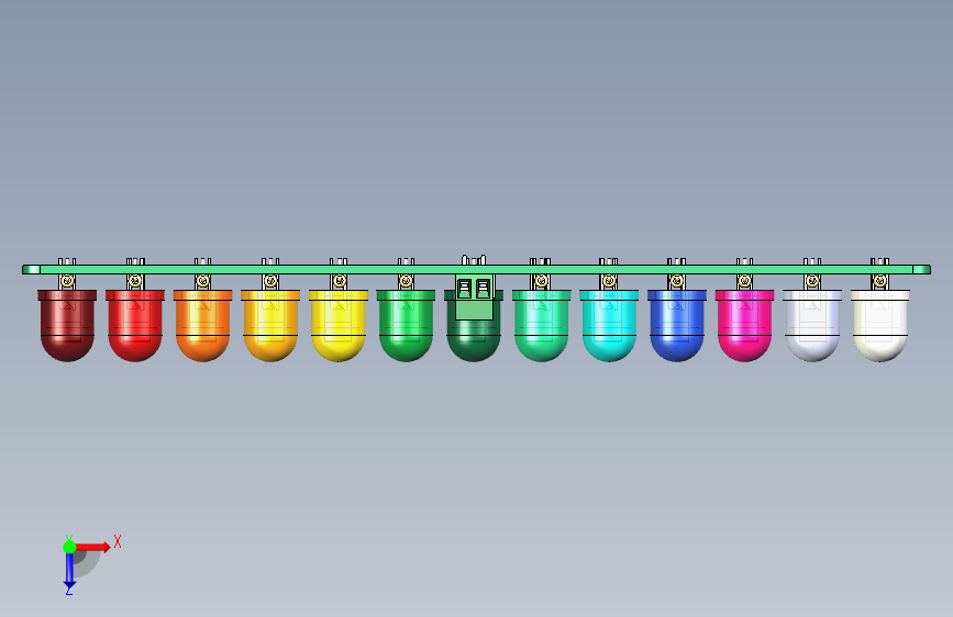 LED 俯视图