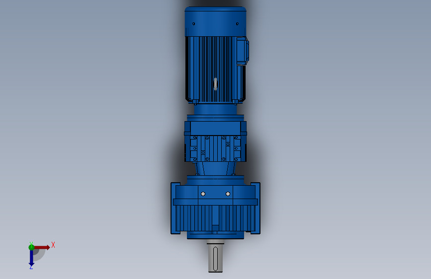 F47R17组合式平行轴斜齿轮减速机[F47R17-Y0.18-4P-176-0°-63]_2324_SOLIDWORKS 2020_模型图纸 ...