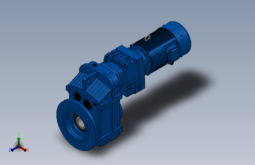FAF47R17组合式平行轴斜齿轮减速机[FAF47R17-Y0.18-4P-176-0°-63]_658