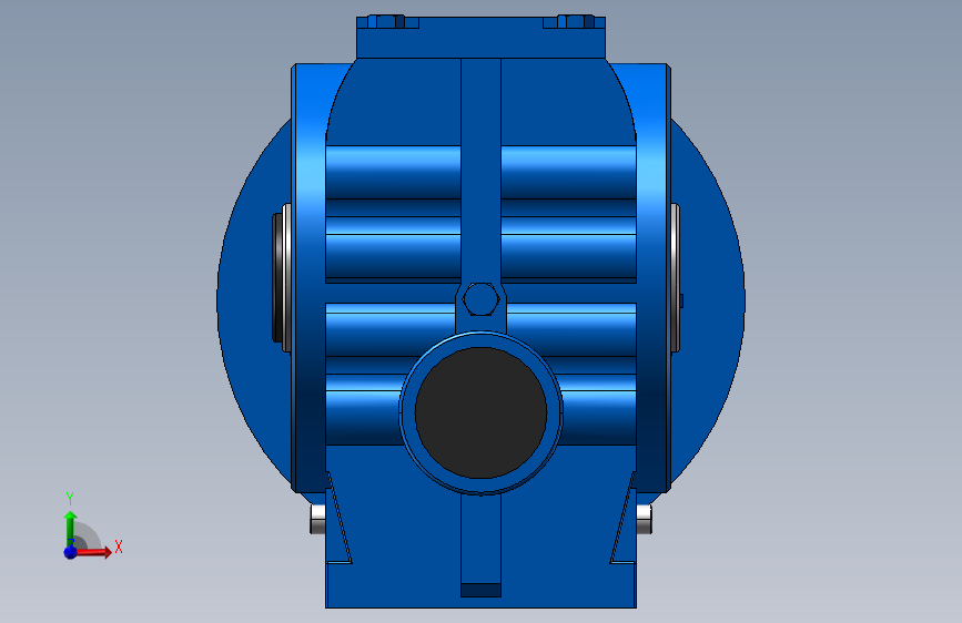 SA47ZP蜗轮蜗杆减速机[SA47-13.6-M6-A-Φ25-P71]_SOLIDWORKS 2018_模型图纸下载 – 懒石网